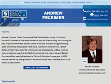 Tablet Screenshot of andrewpeceimer.com